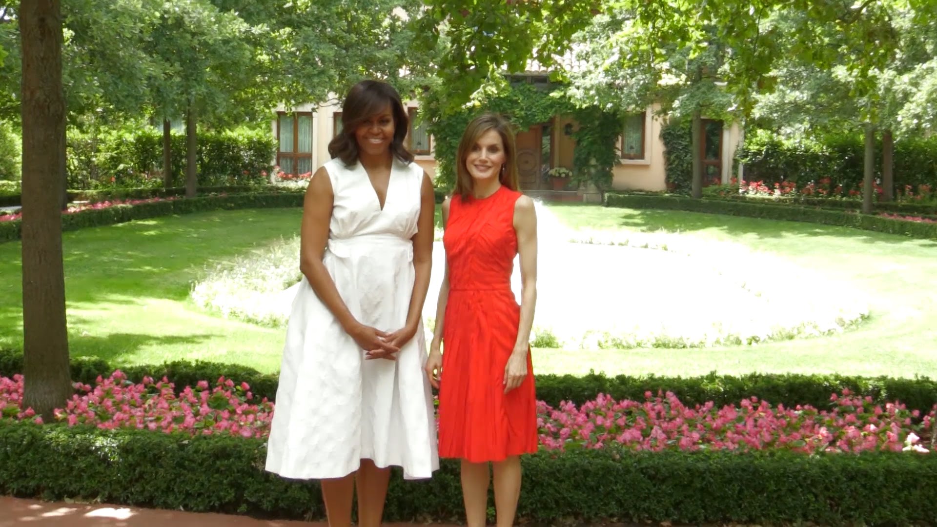 Letizia con Michelle