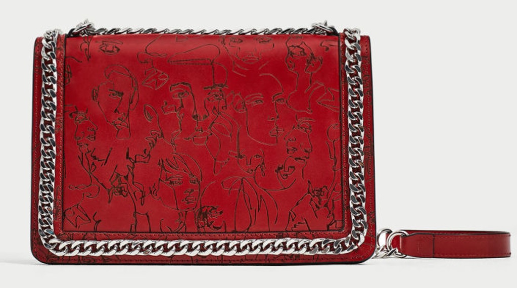 FOTO 5: Bolso rojo de Zara. 