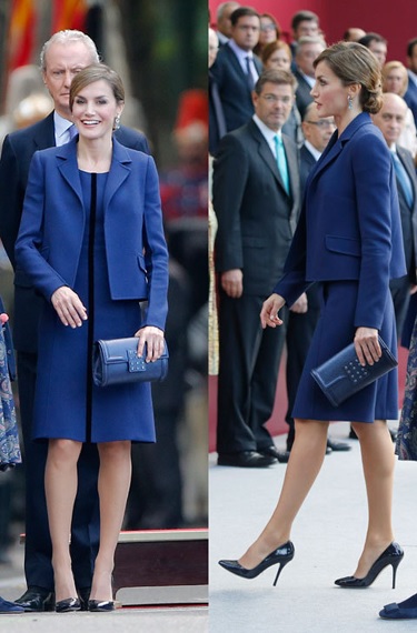 FOTO 9: Leti en la Fiesta Nacional de azul. 