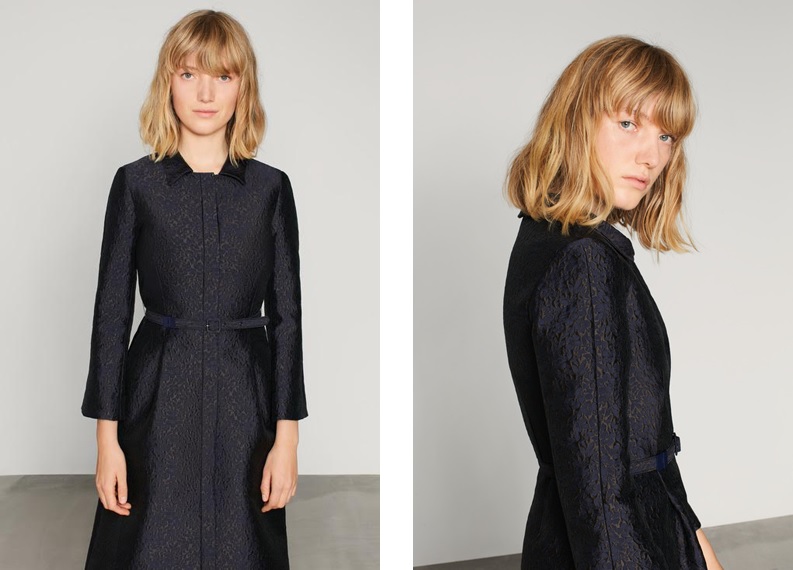 FOTO 16: Modelo vestido azul FOTO 17: Otro ángulo del mismo vestido.